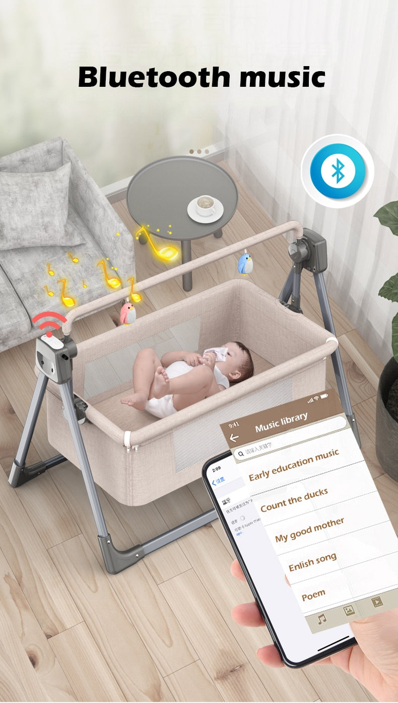 Electric Baby Swing and Rocking Chair - The Ultimate Electric Cradle