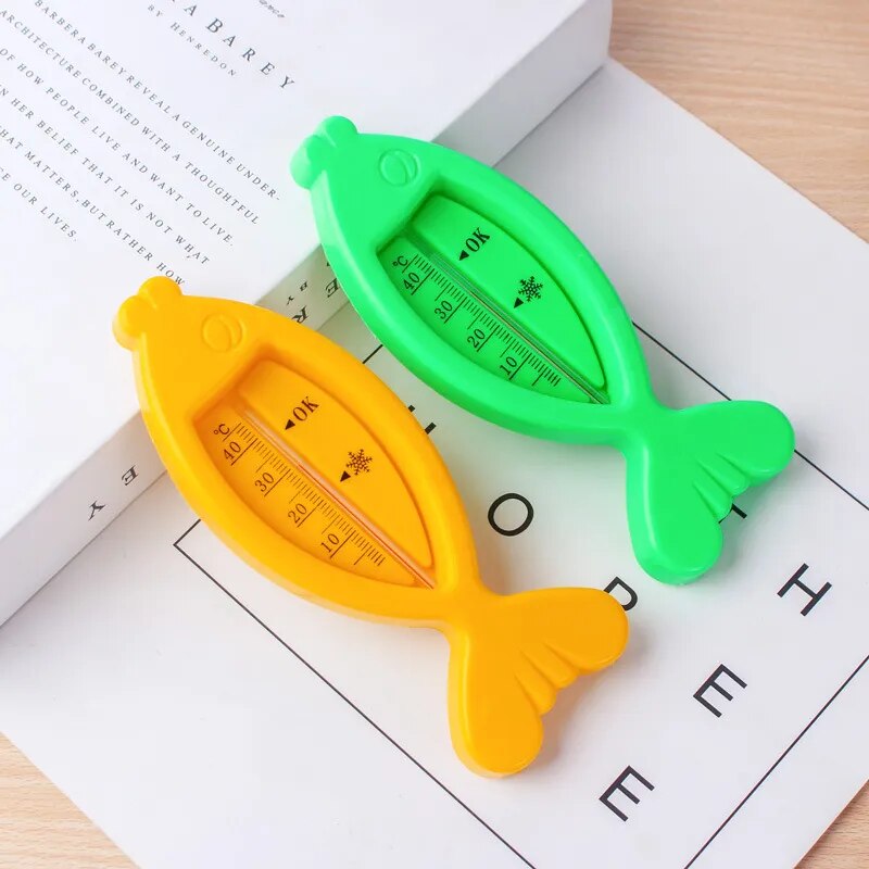 Cartoon Fish Baby Bath Thermometer - Fun & Safe Water Temperature Monitor