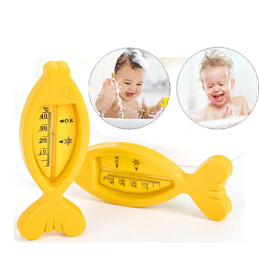 Cartoon Fish Baby Bath Thermometer - Fun & Safe Water Temperature Monitor