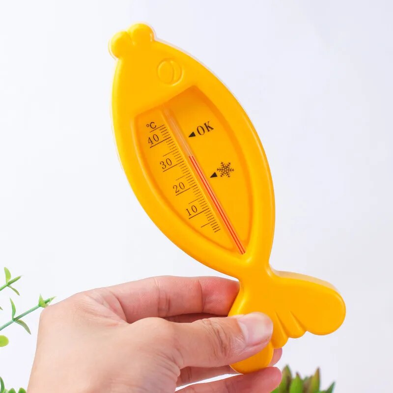 Cartoon Fish Baby Bath Thermometer - Fun & Safe Water Temperature Monitor
