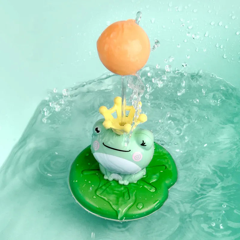 QWZ Water Spraying Frog Bath Toy: Exciting and Safe Bath Toys for Kids
