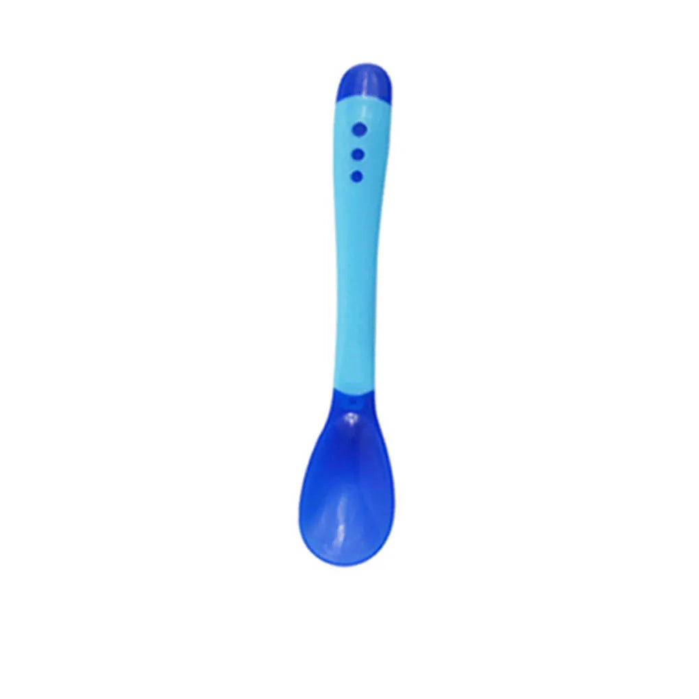 3-Piece Heat-Sensitive Baby Spoon Set - Safe & Fun Infant Feeding Utensils