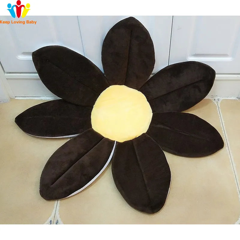 Baby Bath Tub Seat: Foldable Lotus Flower Design for Newborns with Soft Cushion Skin Pad
