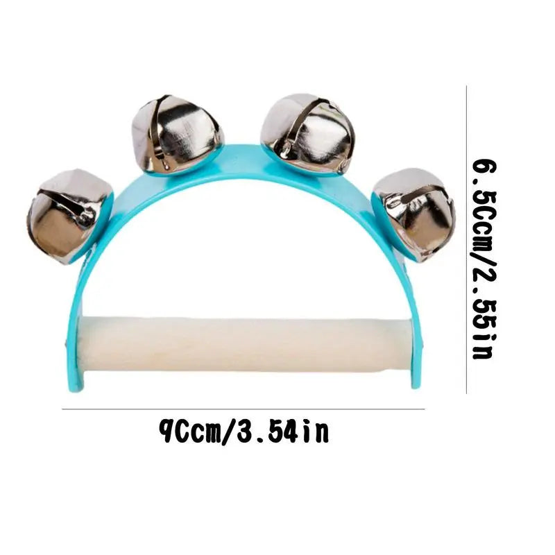 Hand Bell Baby Rattles Toy Set: Educational Wooden Toys, CE Certified