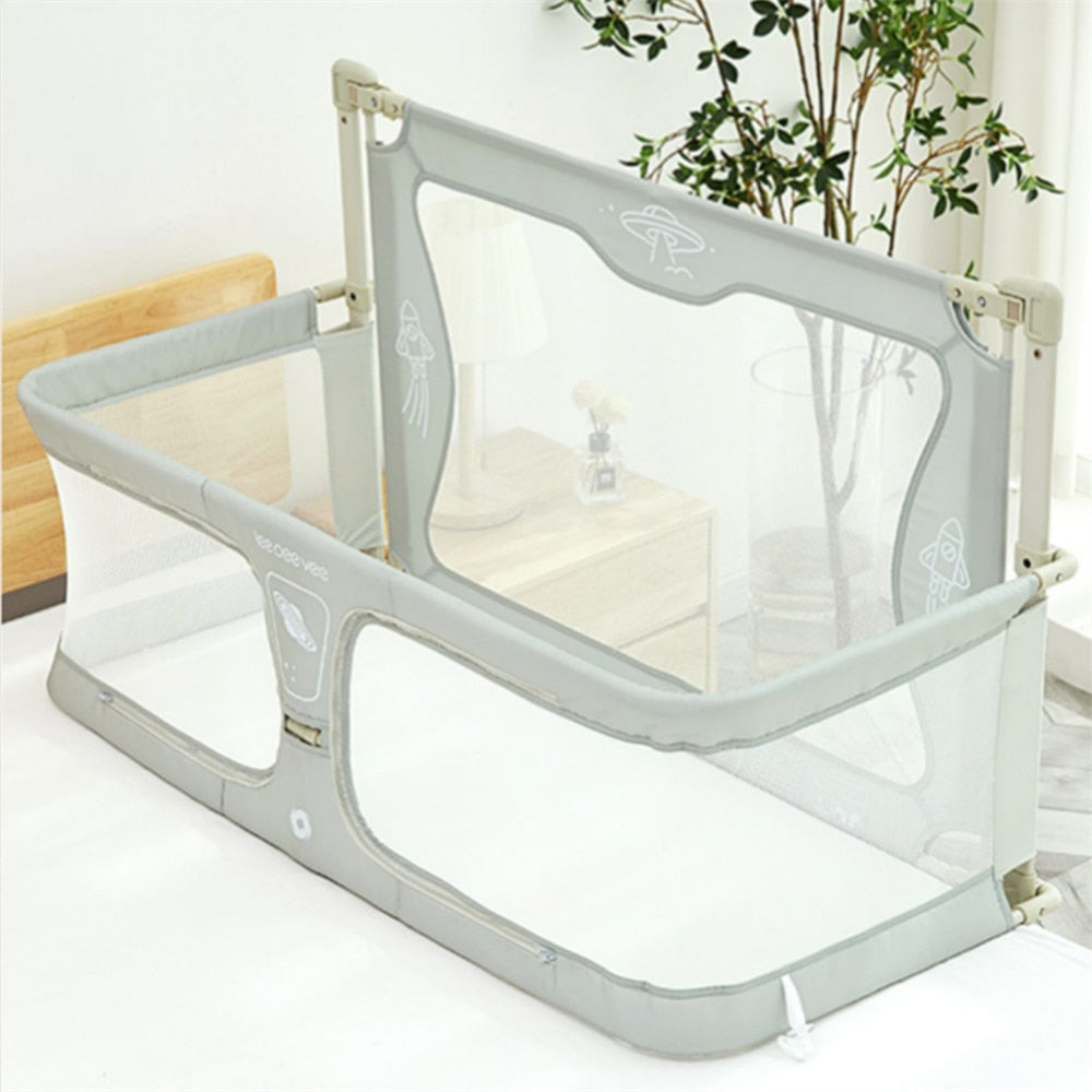 Comfortable Toddler Baby Bed within Bed - Safety Protection Easy To Install Bedside Crib