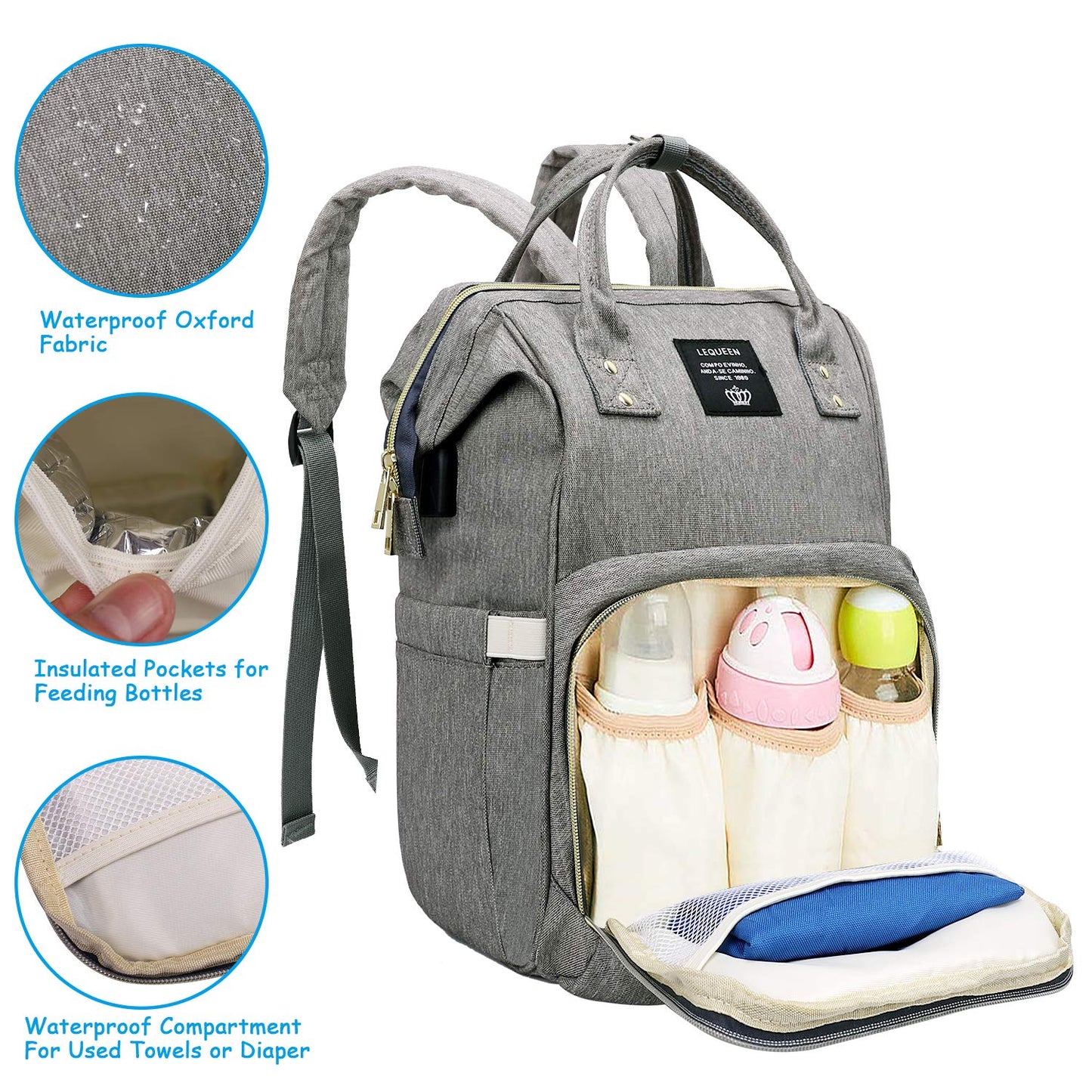 Extra Large Maternity Backpack Diaper Bag - Stylish & Functional Diaper Bags