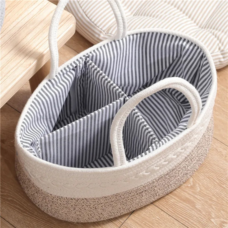 Unisex Cotton Diaper Bag: Stylish Tote Bags for Parents