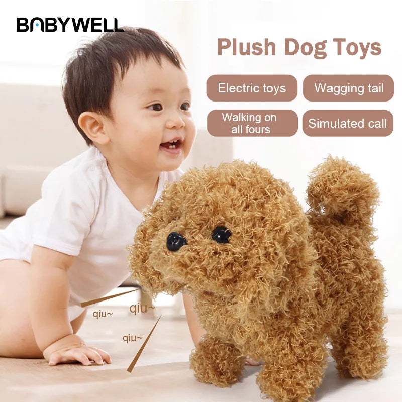 Smart Dog Toy: Battery Operated Plush Companion for Kids (Ages 3-6)