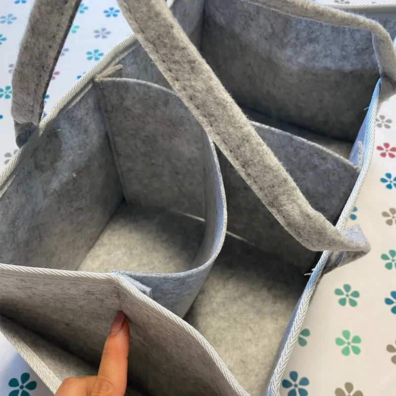 Portable Baby Diaper Caddy Organizer: Perfect for Changing Table, Car, and Nursery Storage