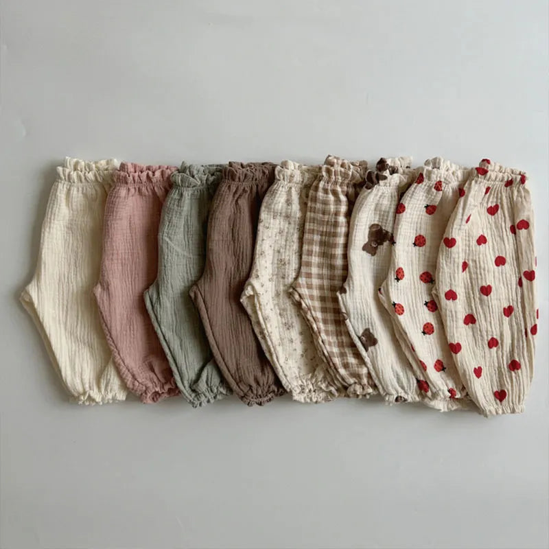 Sonkpuel Baby Pants: Soft Cotton-Linen Trousers for Ultimate Comfort