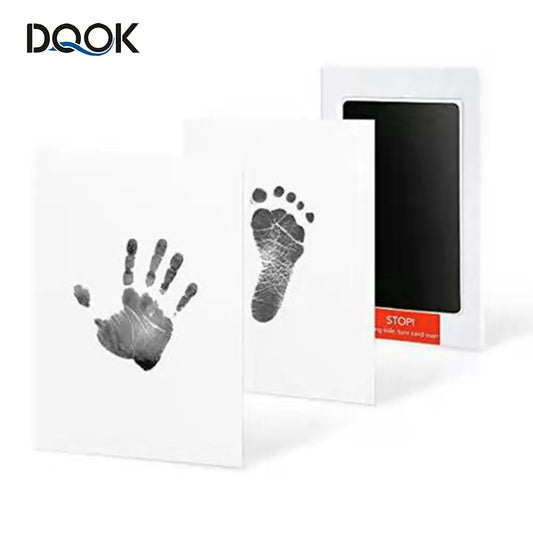 Newborn Baby Hand and Footprint Kit with Ink Pads and Photo Frame - Safe and Clean Souvenir for Baby Shower Gift