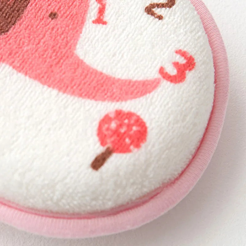 Cartoon Elephant Baby Bath Sponge - Soft Infant Toddler Body Wash Towel