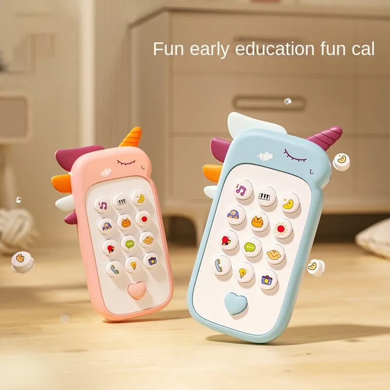 TOYMOGER Unicorn Phone: Educational Toy for Ages 3-6 | Interactive Learning
