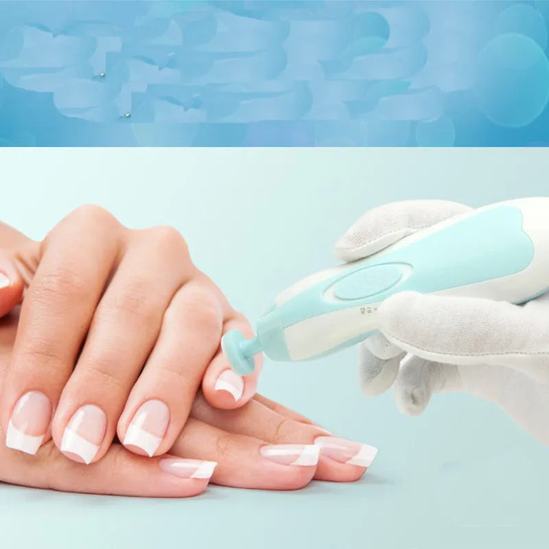 Multifunctional Electric Baby Nail Trimmer Set - Baby Nail File Clippers, Toes, Fingernail Cutter, Manicure Tool, Baby Care