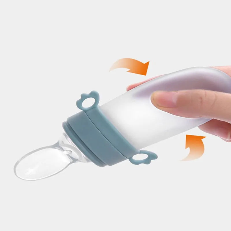 Silicone Spoon Plus Dropper Set: Safe Feeding Utensils for Babies