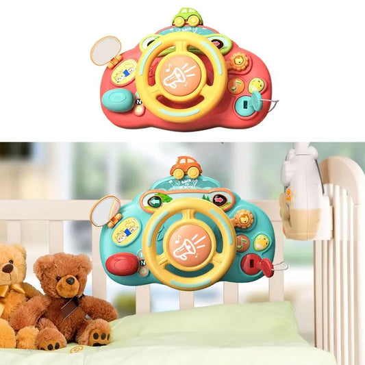 Simulate Driving Car Steering Wheel Toy: Educational Fun for Kids