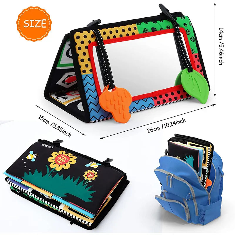 Explore the Best Sensory Toys: Black and White Baby Floor Mirror