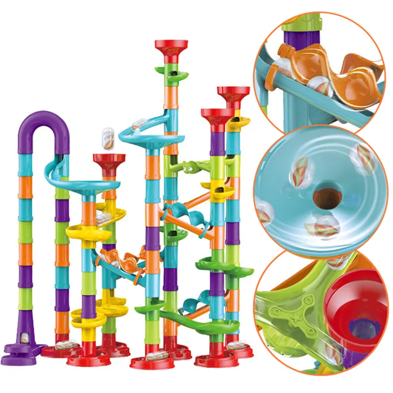 DHDH Marble Run Building Blocks: Educational Toy for Creative Play