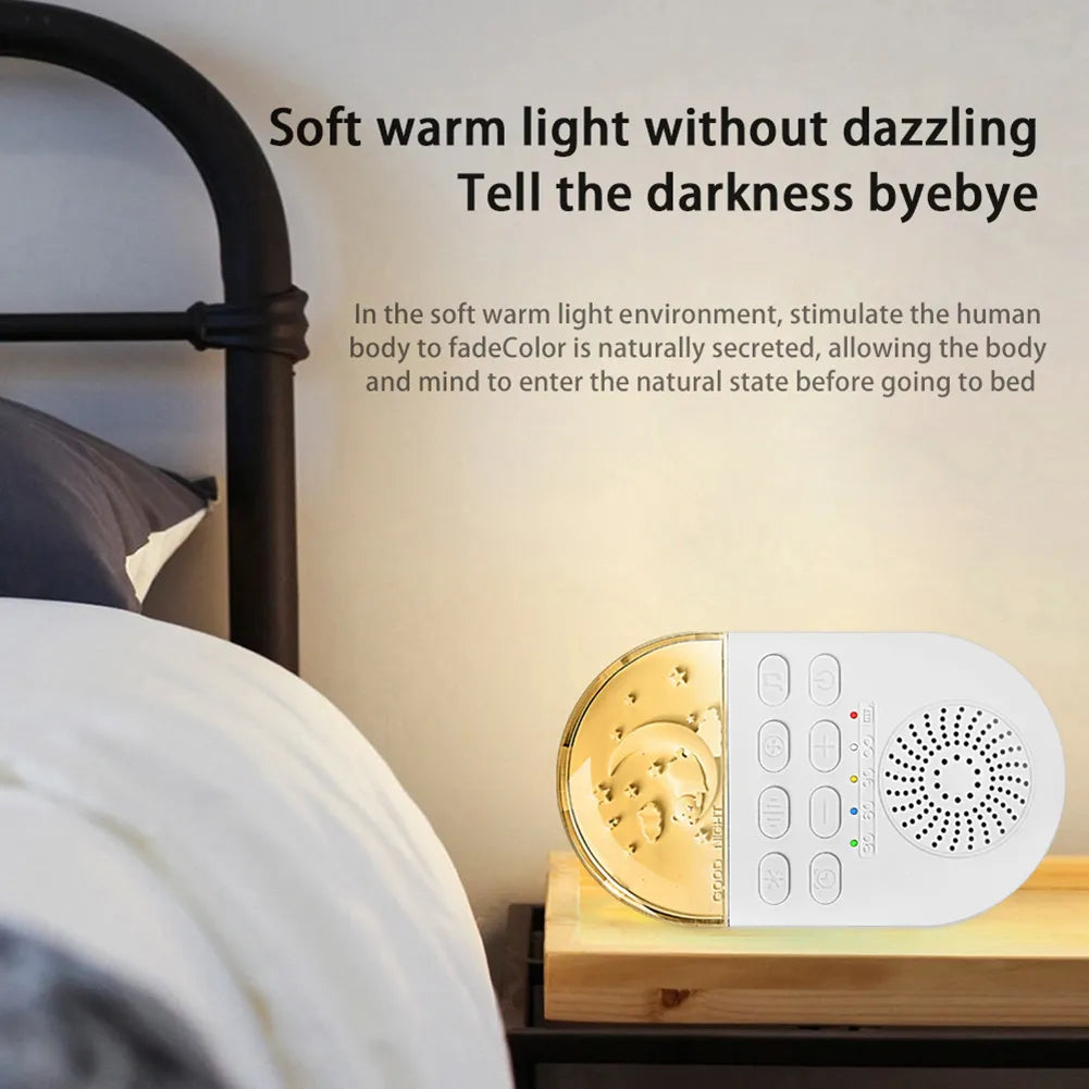 Portable White Noise Machine for Babies - 24 Soothing Sounds for Sleep and Relaxation, Rechargeable for Home and Travel