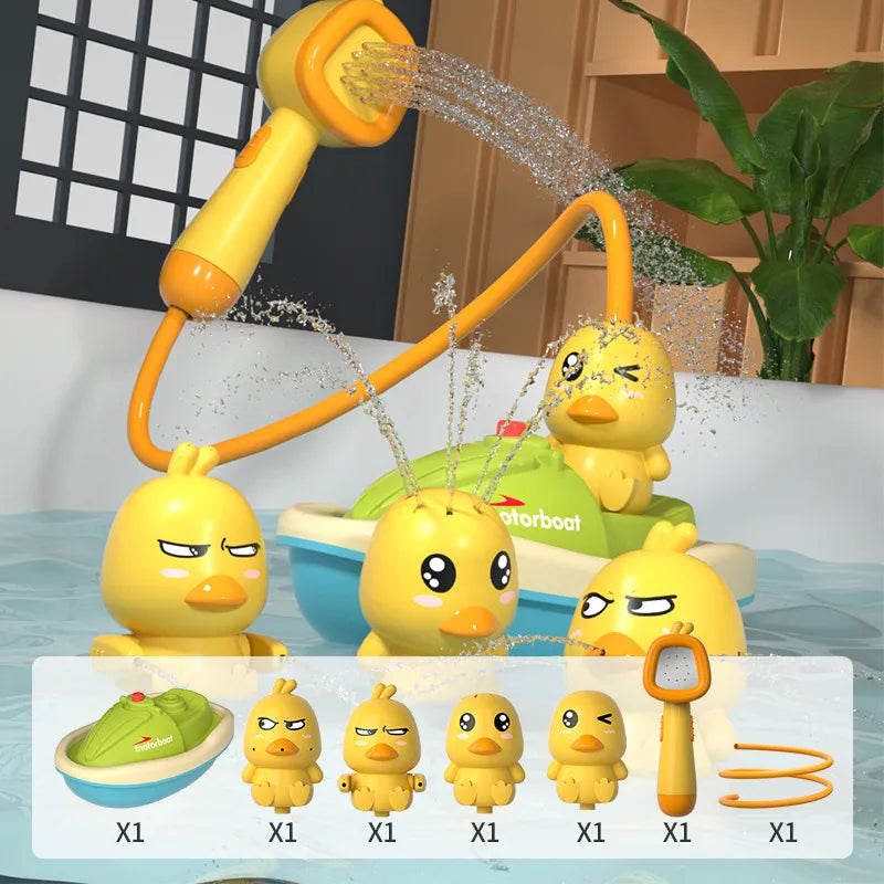 Best Bath Toys: Electric Baby Bath Toys with Spray Water Feature