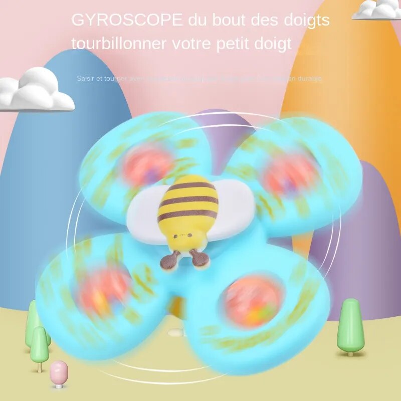 Vibrant Spinner Toy Set: Windmill Cartoon Animal Hand Spinning Toys