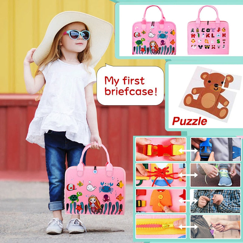 MMloveBB Busy Board Montessori Toys | Engage, Learn, Play