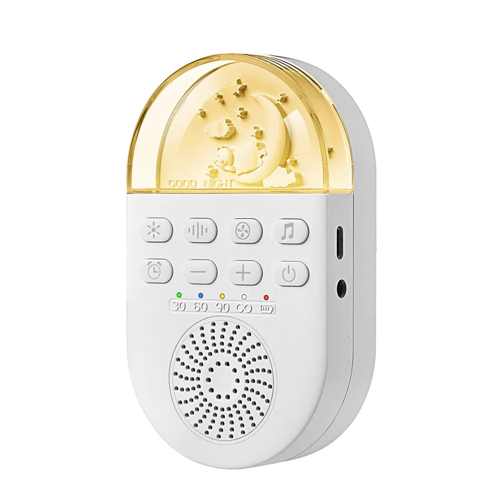 Portable White Noise Machine for Babies - 24 Soothing Sounds for Sleep and Relaxation, Rechargeable for Home and Travel