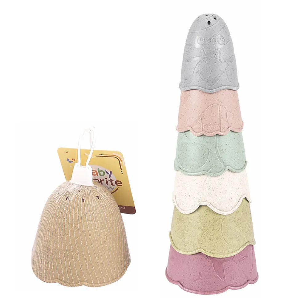 Colorful Stacking Boat Toys: Fun Educational Gift for Babies