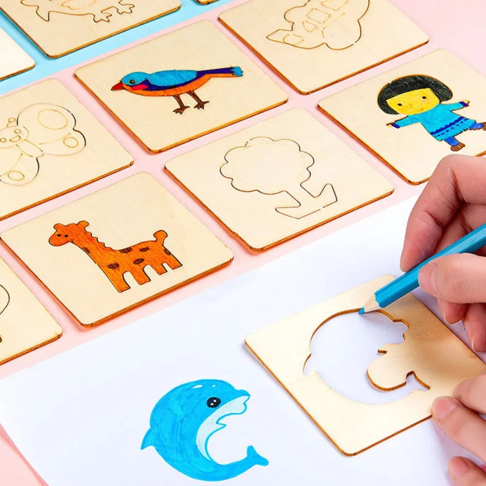 Wooden Drawing Board: Montessori Toys for Kids | Creative Learning Fun