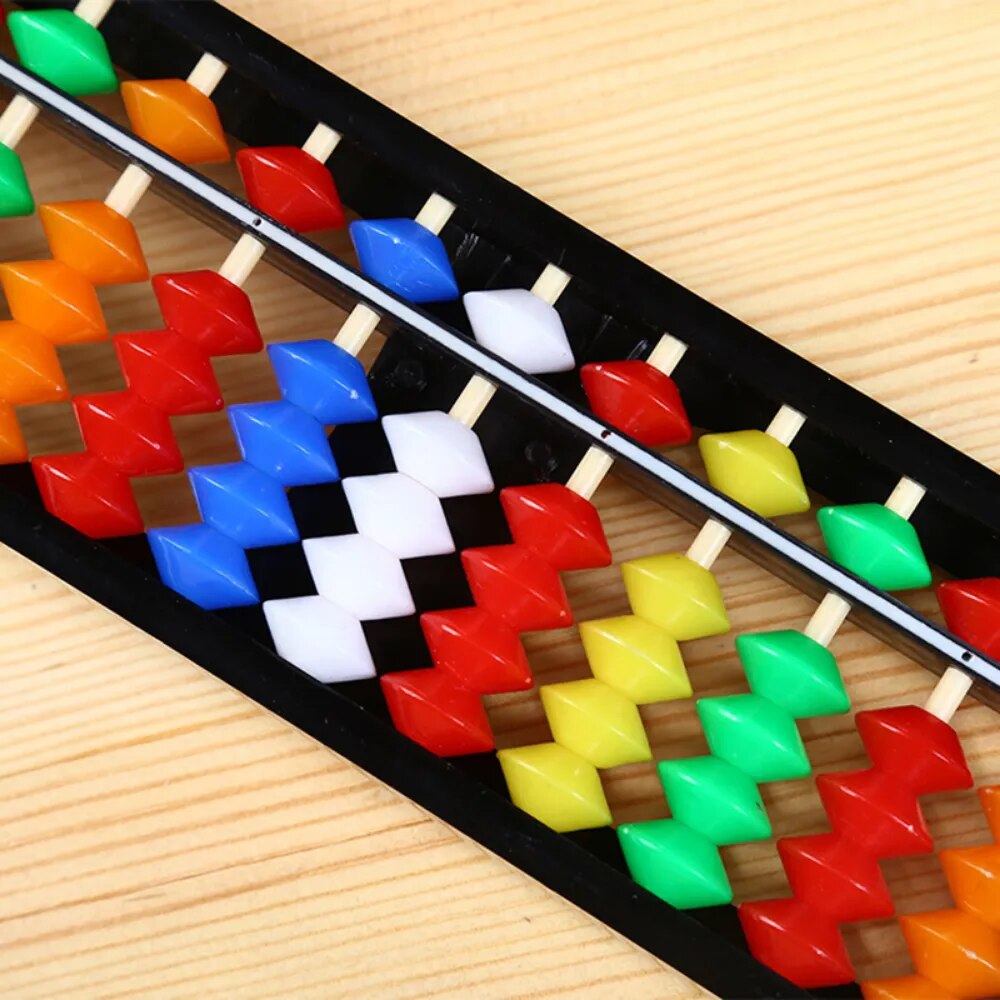 Montessori Arithmetic Soroban Colorful Beads Mathematics Calculate Chinese Abacus Education Toys for Children Learning Maths Toy