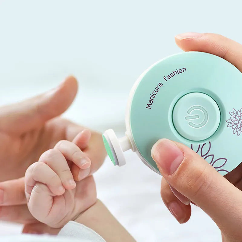 Adorable Nail Polisher for Babies | Safe Clipper & Trimmer