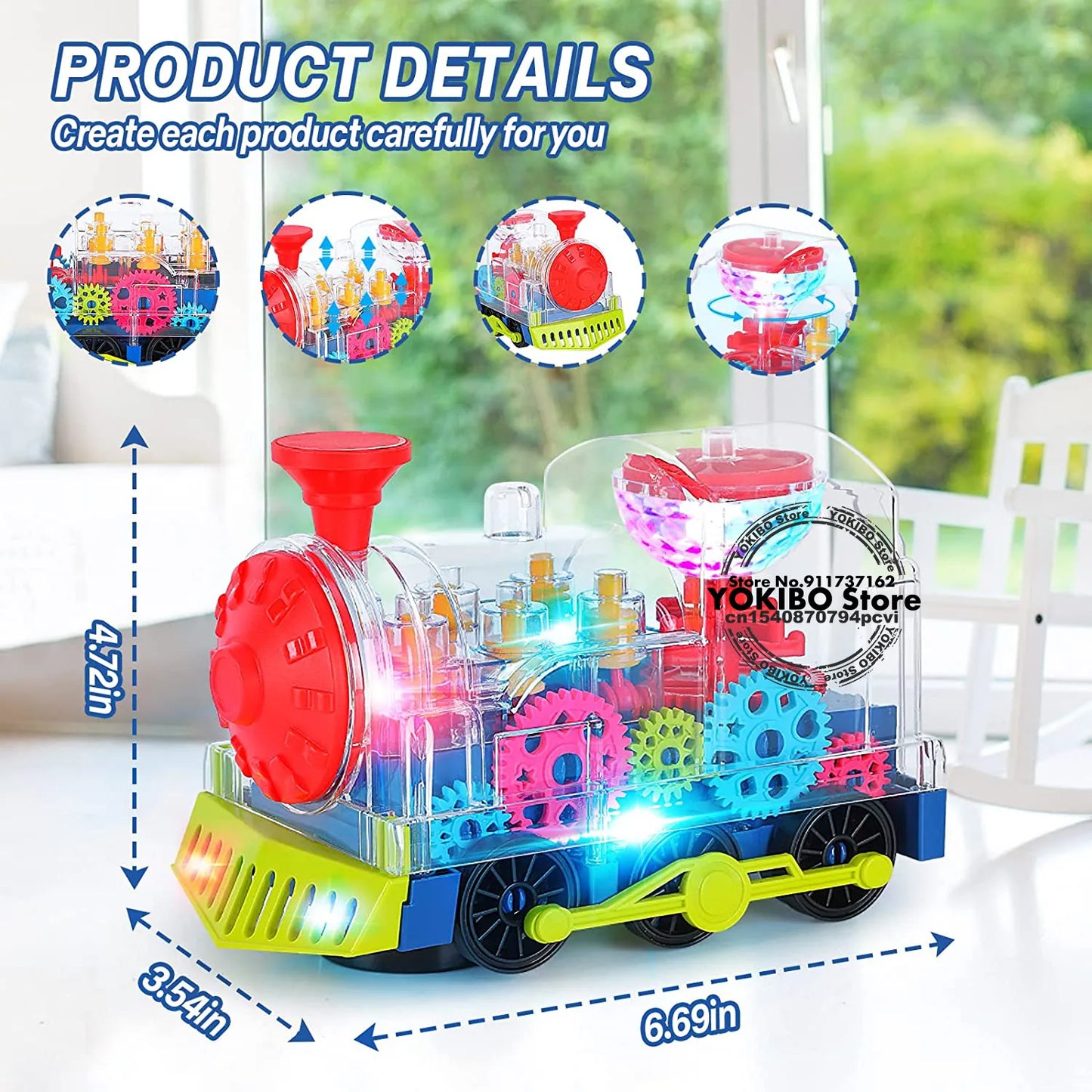Electric Train Toy for Kids Toddlers: Interactive Learning Fun