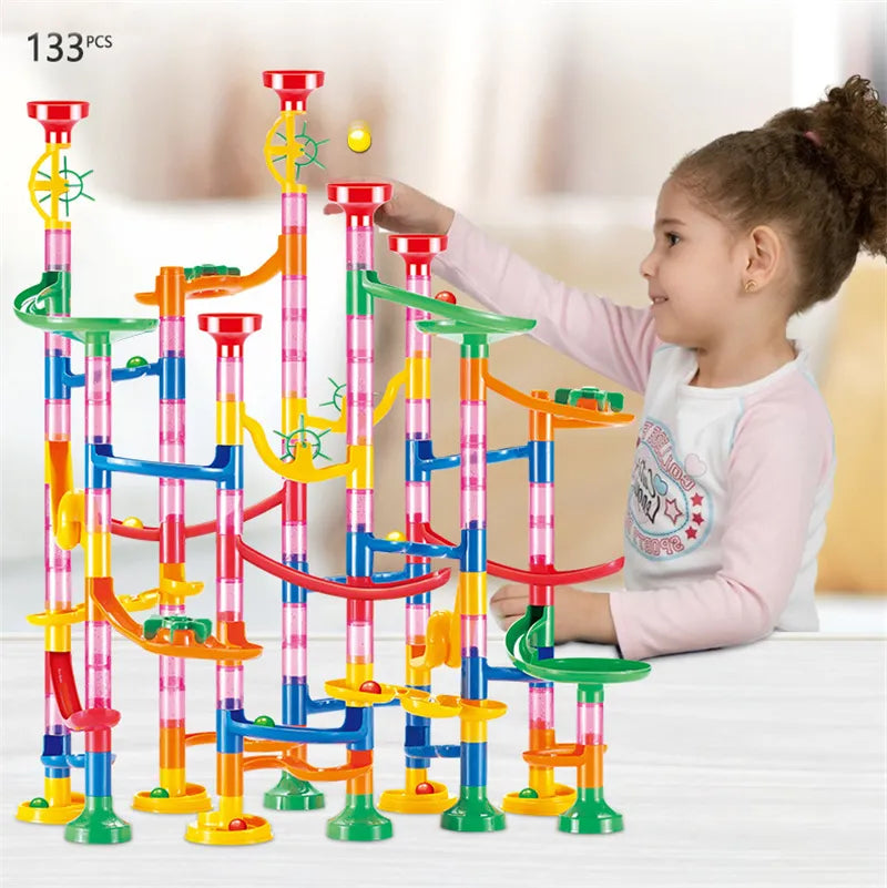 DHDH Marble Run Building Blocks: Educational Toy for Creative Play