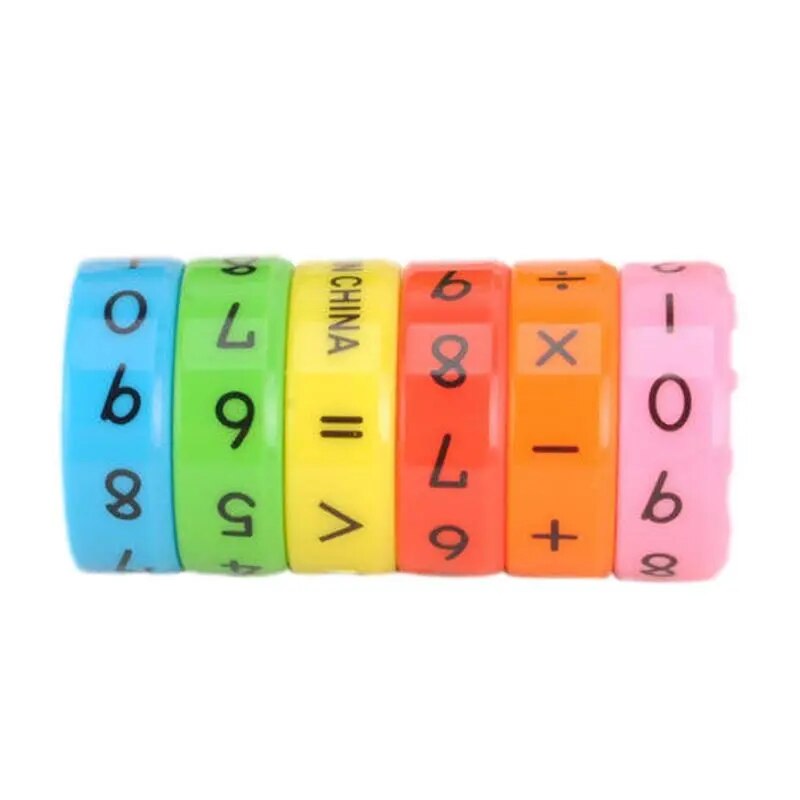 Children Mathematics Numbers Magics Cube Toy Montessori Puzzle Game Kids Learning Educational Math Magnetic Block Calculate Game