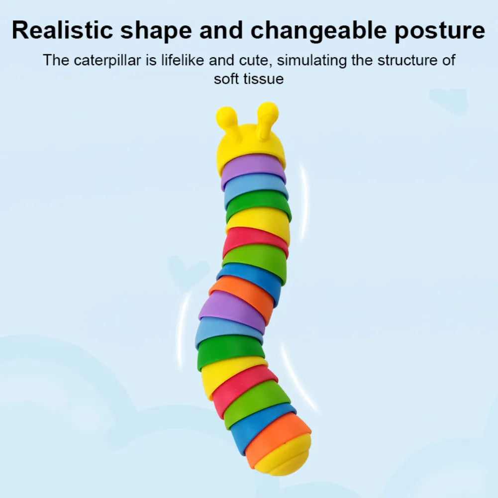 Sensory Toy Delight: Decompression Puzzle Caterpillar for Calm & Focus