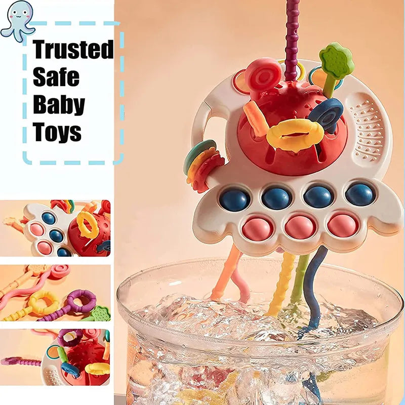 Educational Toys: Montessori Pull String Toy Collection for Kids