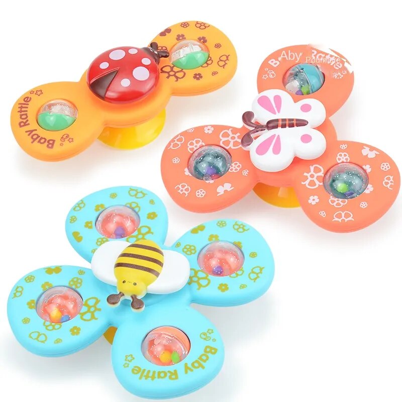 Vibrant Spinner Toy Set: Windmill Cartoon Animal Hand Spinning Toys