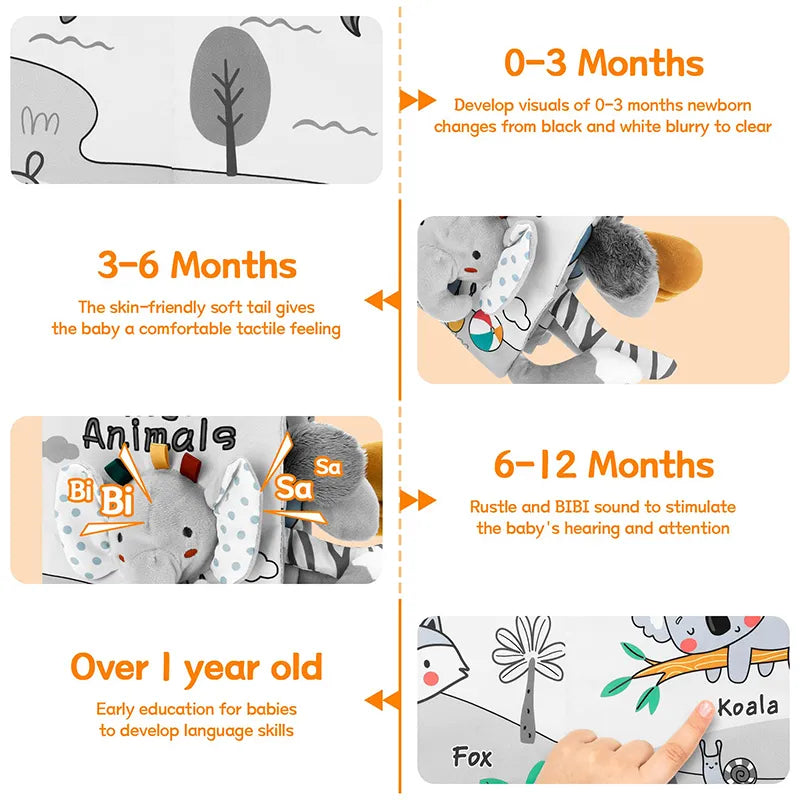 Discover the Joy: QWZ Plush Elephant Toy for Infants and Toddlers