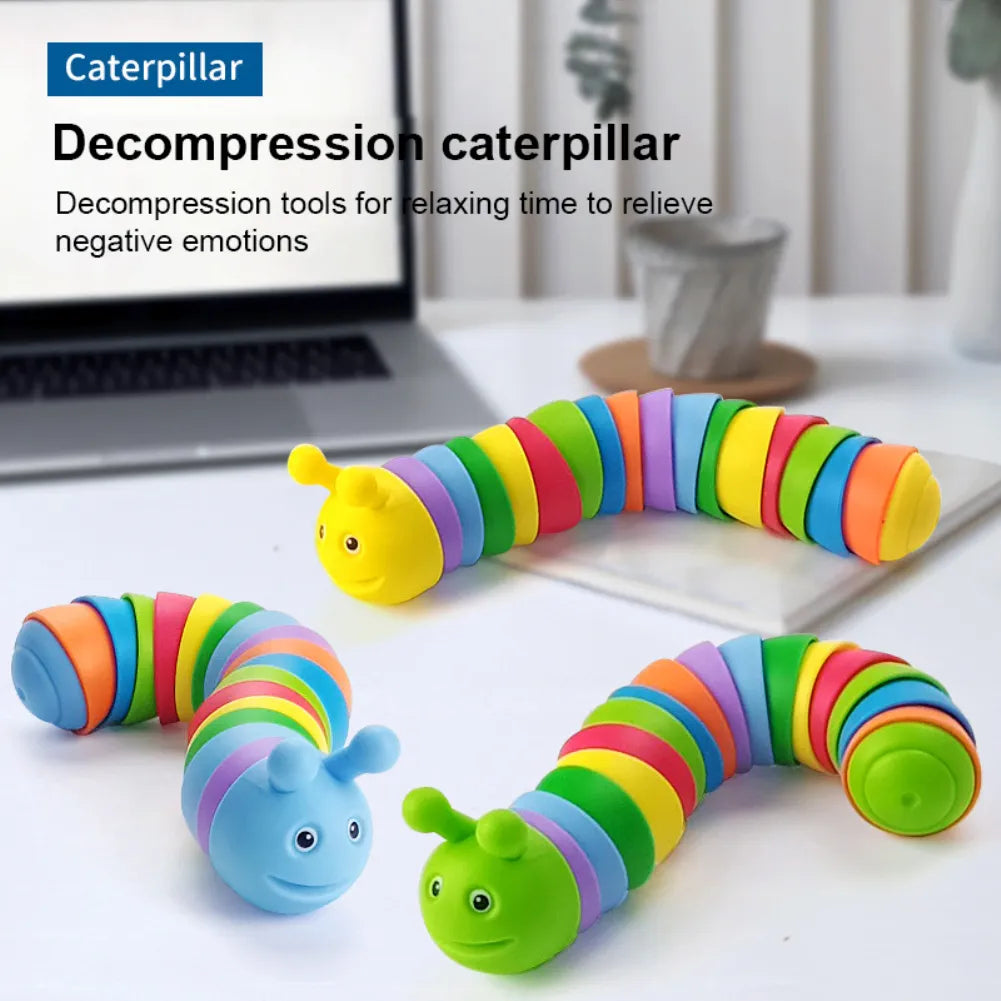 Sensory Toy Delight: Decompression Puzzle Caterpillar for Calm & Focus