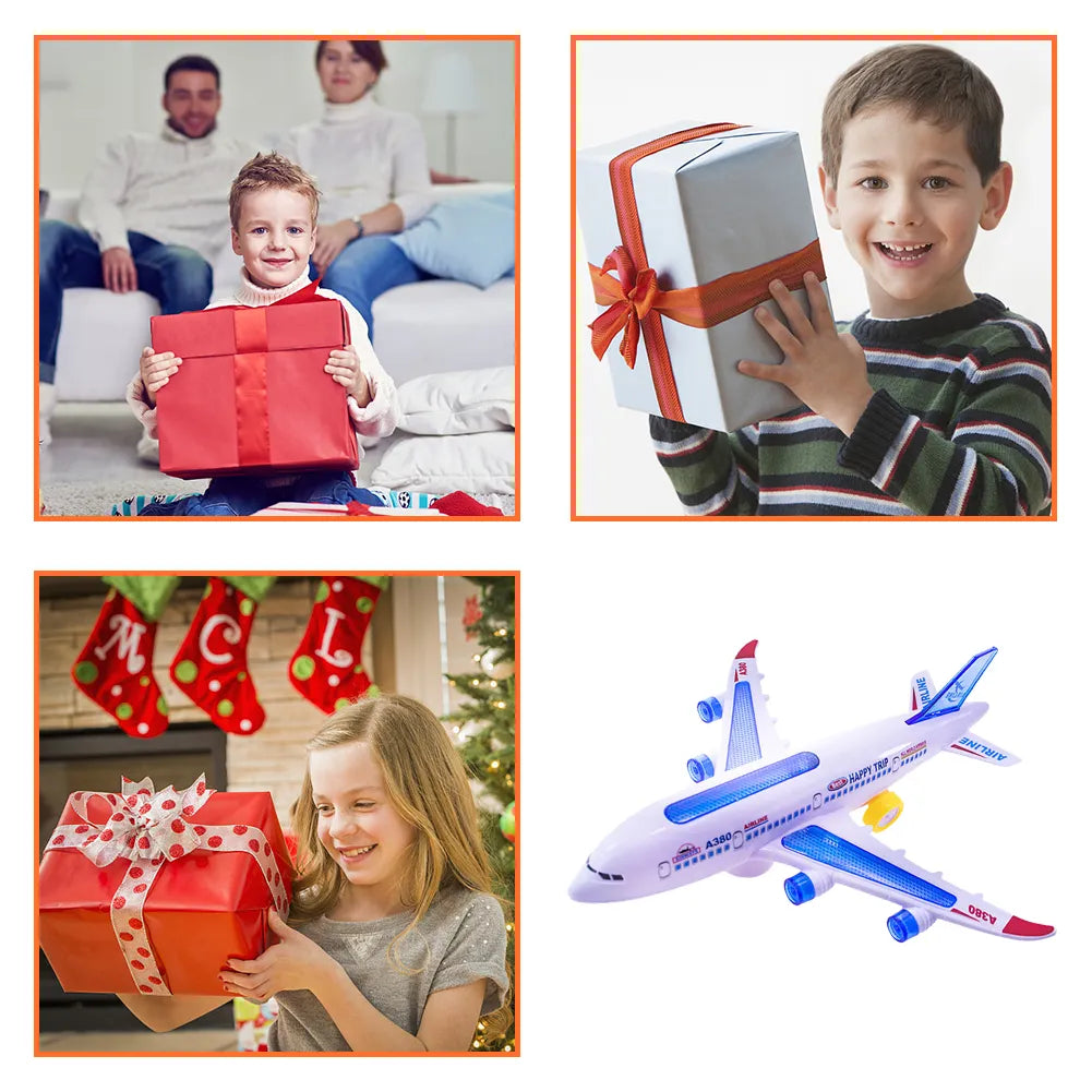 VKTECH Electric Airplane Toy: Educational Model for Kids