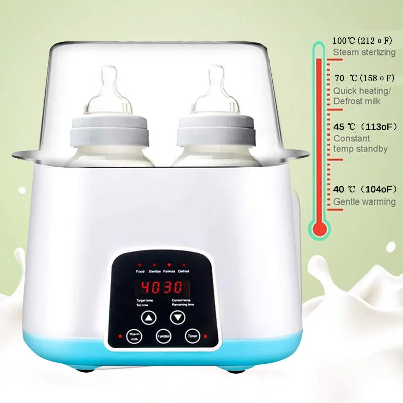 6-in-1 Multi-Function Baby Bottle Sterilizer and Warmer with Intelligent Thermostat