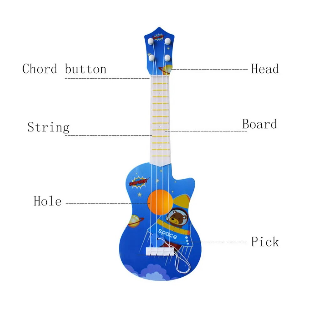 Kids Toy Musical Instrument Baby Toys Ukulele Guitar Montessori Educational Toys Learning Toys for Children Toddler Music Games