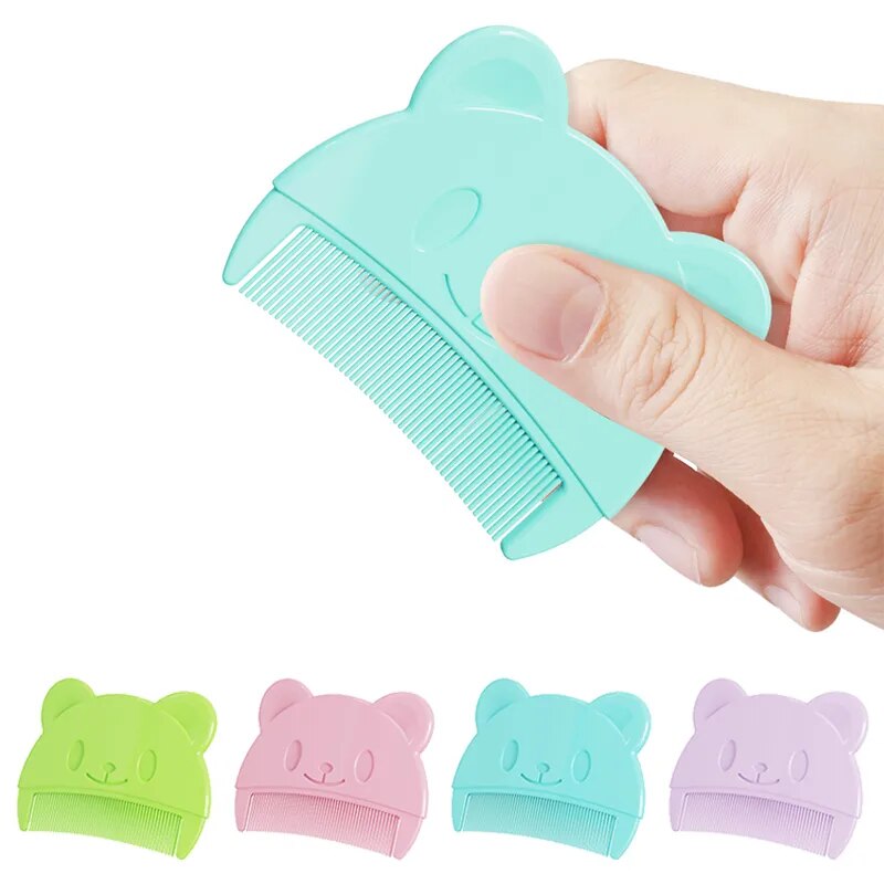 2pcs Infant Head Fat Comb Set - Gentle Newborn Hair Cleaning & Head Massage Tools
