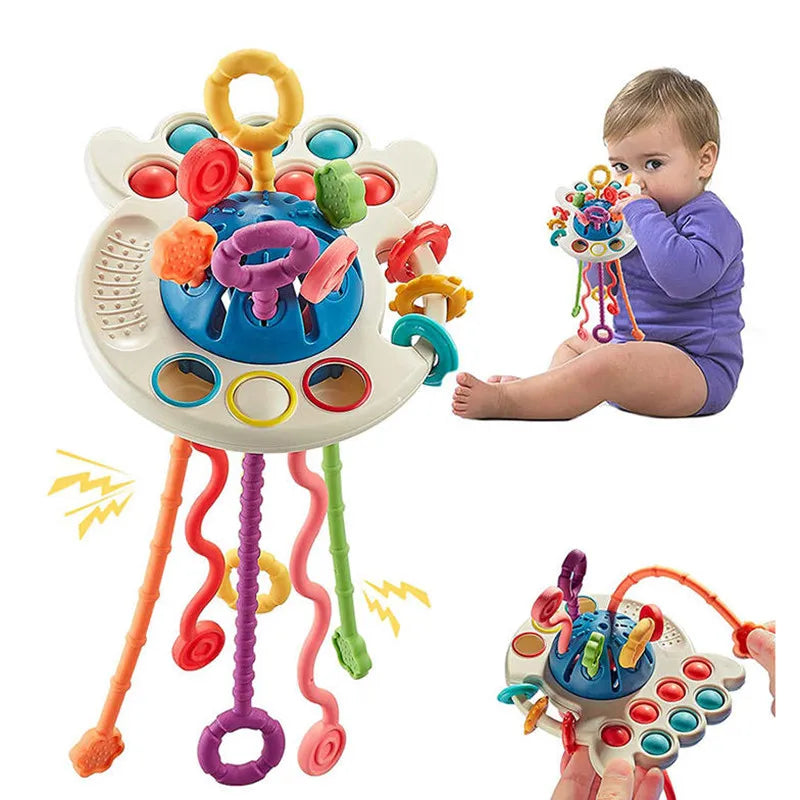 Educational Toys: Montessori Pull String Toy Collection for Kids