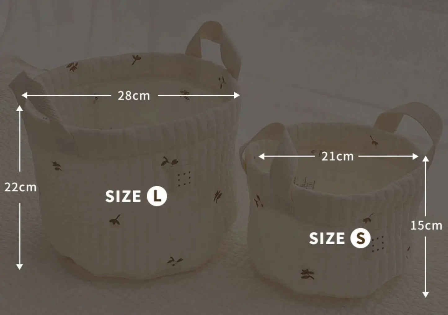 Cute Bear Embroidery Baby Diaper Bag Organizer for Newborn Essentials