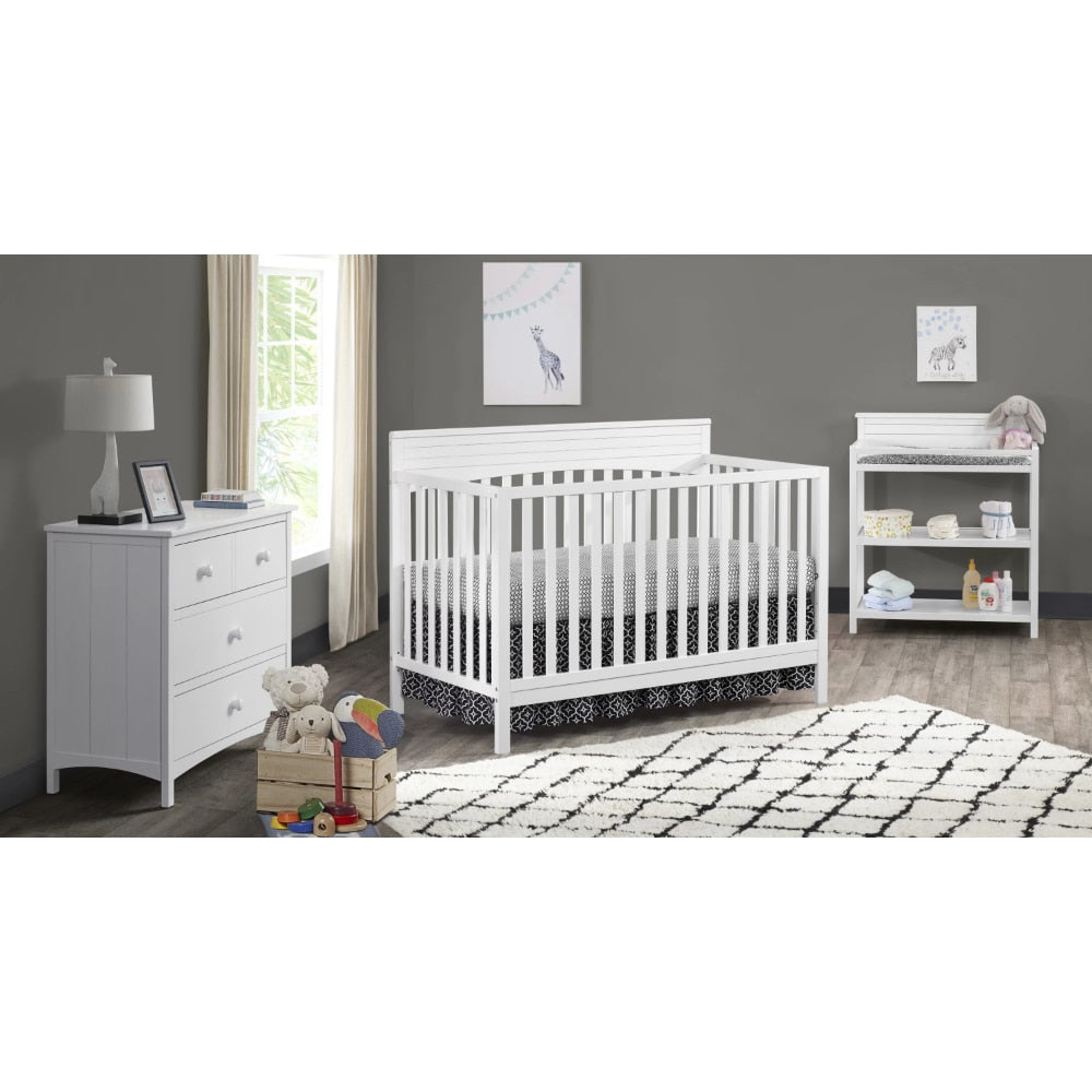 DUTRIEUX 4-in-1 Convertible Baby Crib: Safe, Stylish, and Versatile