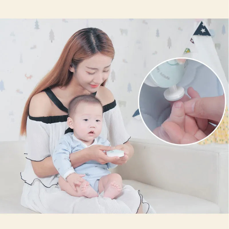 Adorable Nail Polisher for Babies | Safe Clipper & Trimmer