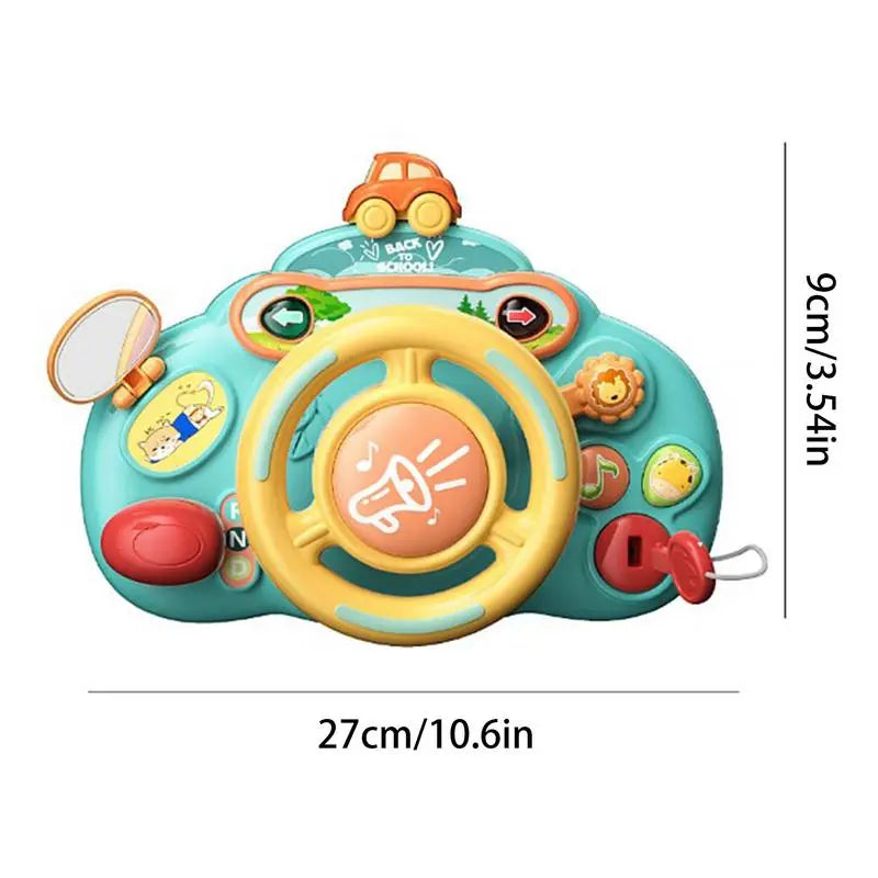 Simulate Driving Car Steering Wheel Toy: Educational Fun for Kids
