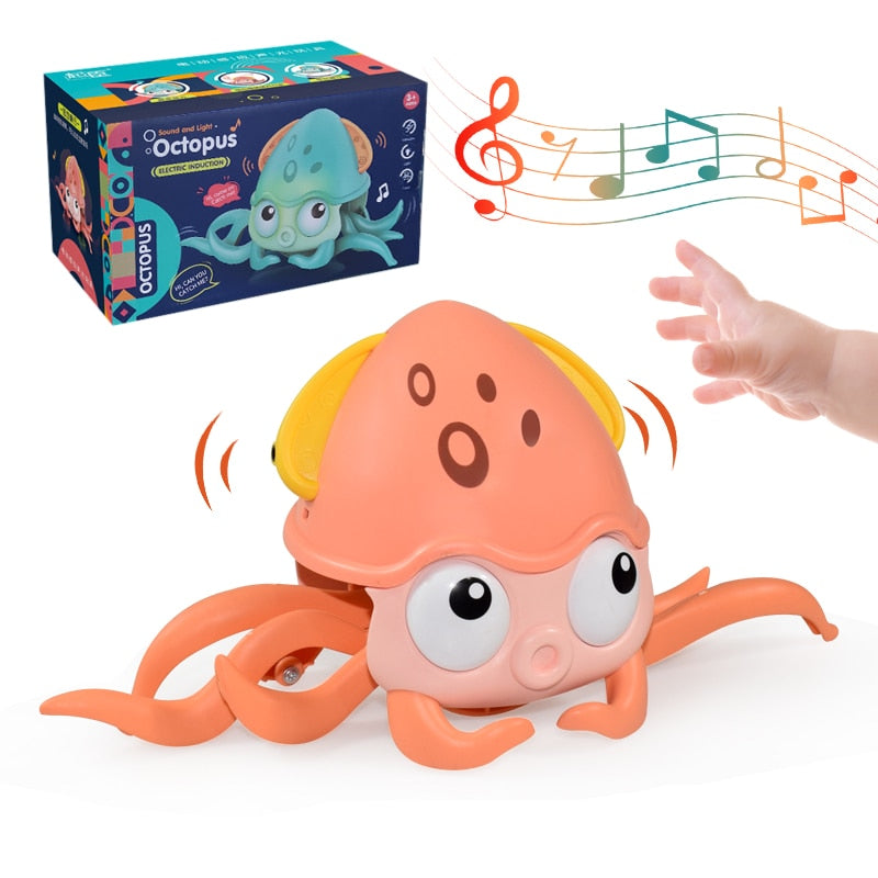 Crawling Crab with Music and LED Light for Kids and Toddlers - Educational, Interactive, and Fun!
