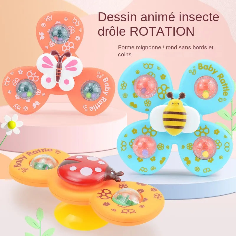 Vibrant Spinner Toy Set: Windmill Cartoon Animal Hand Spinning Toys